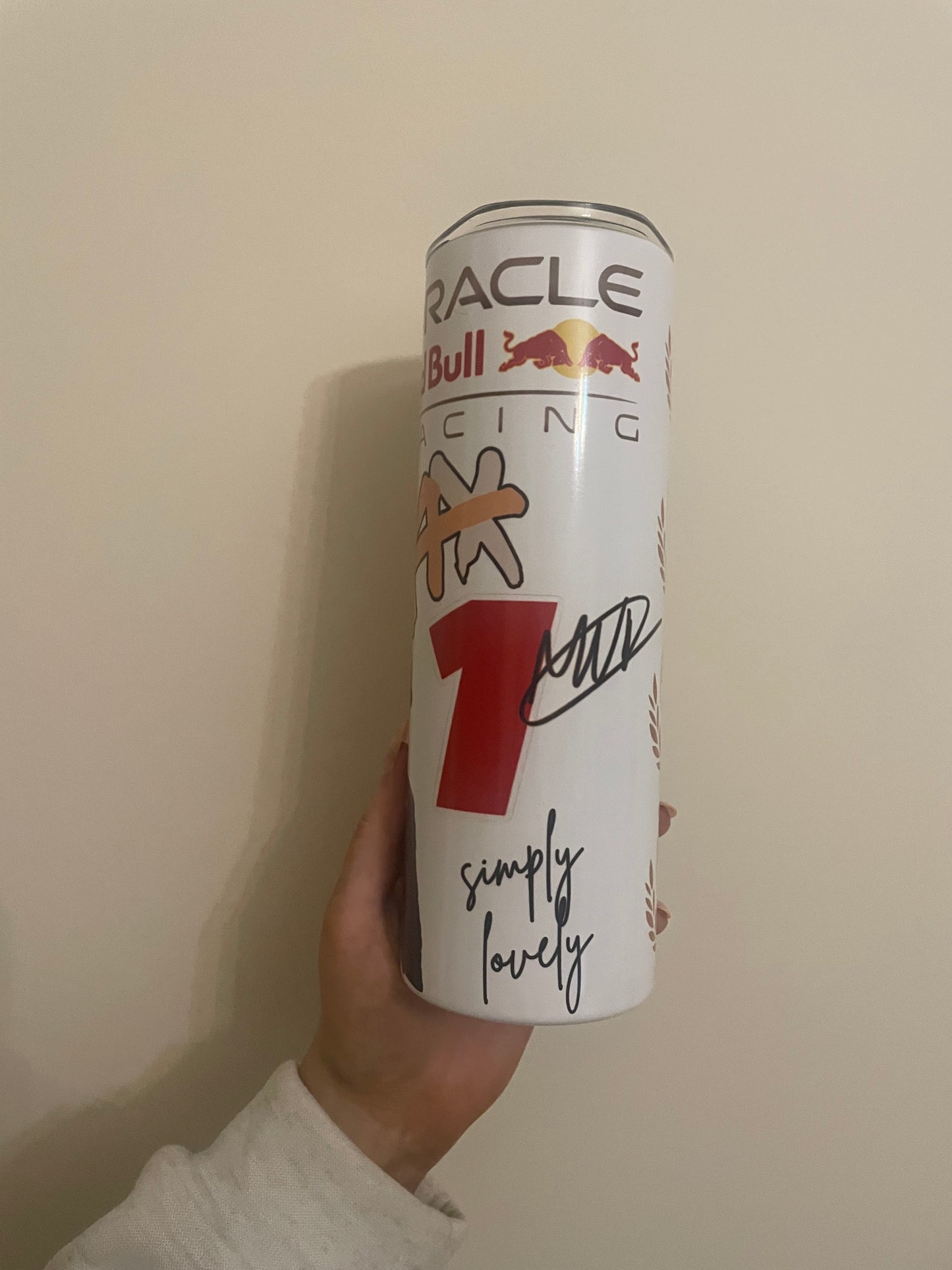 verstappen stainless steel tumbler