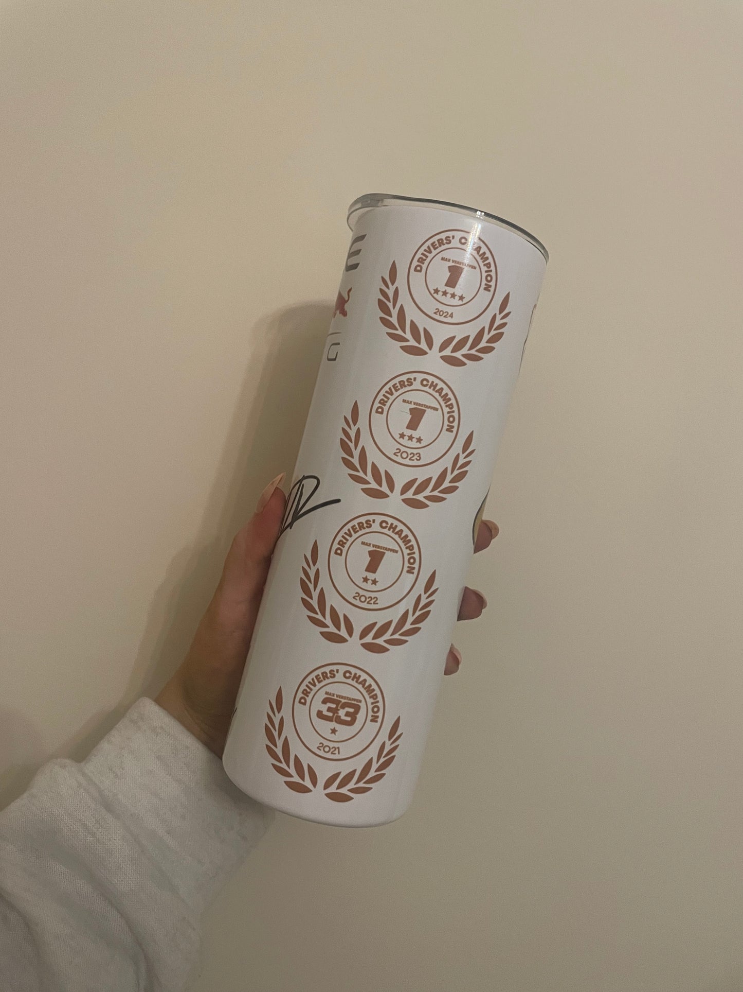 verstappen stainless steel tumbler