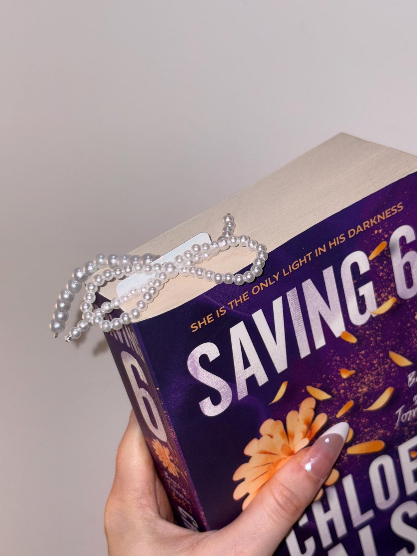 Please Please Please Metal Coquette Bookmark with Pearl Tassel | Sabrina Carpenter Inspired Romance, BookTok Aesthetic Short n Sweet Tour