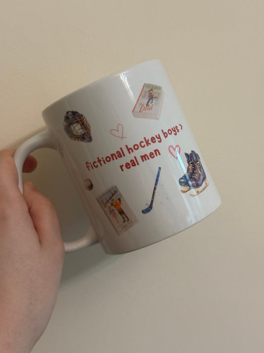 fictional hockey boys> | ice hockey mug