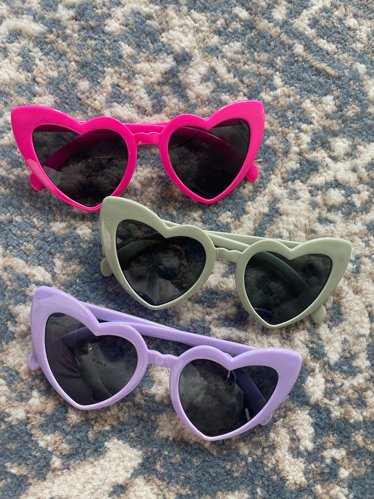 concert glasses - hot pink heart