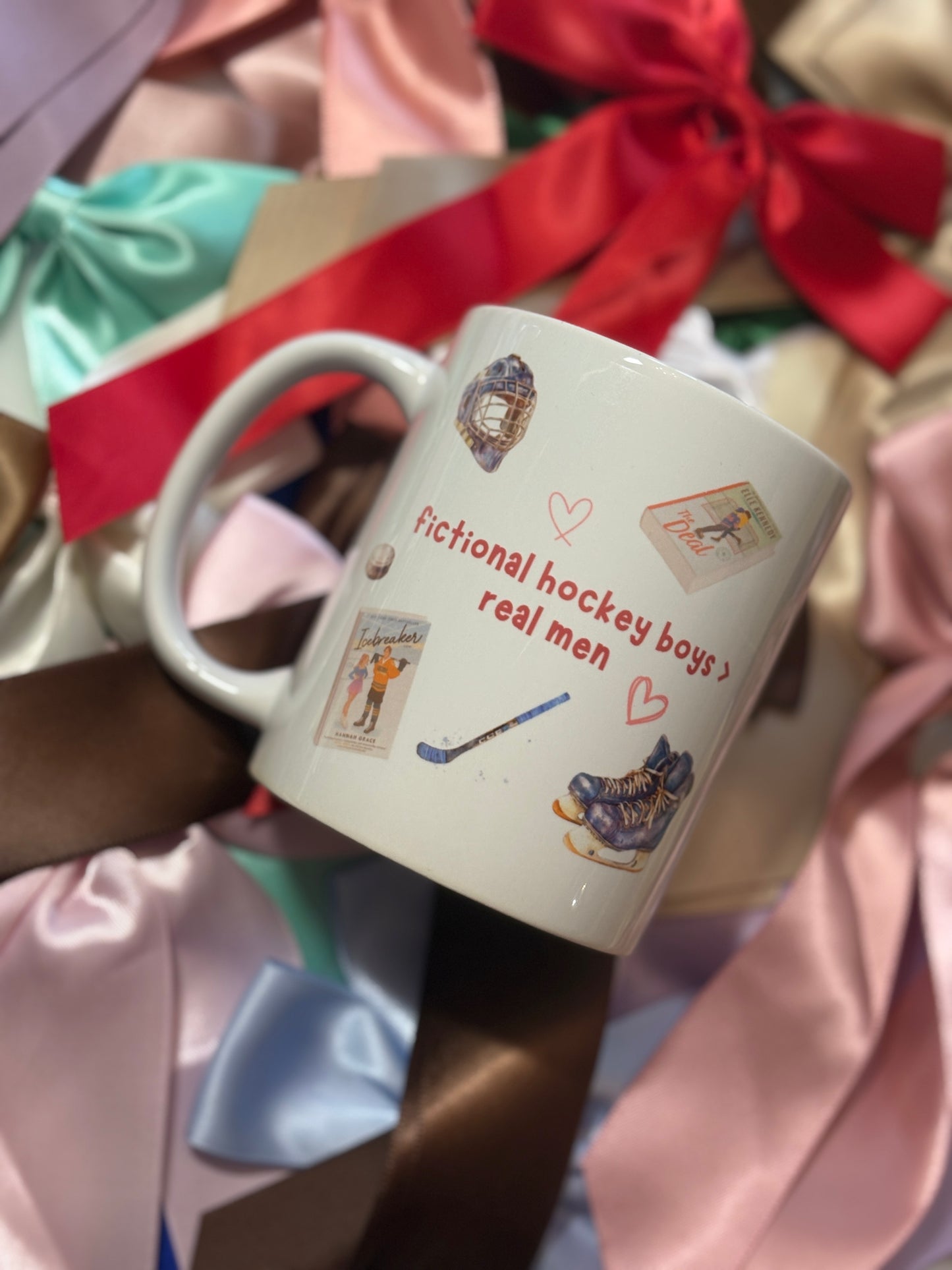 fictional hockey boys> | ice hockey mug