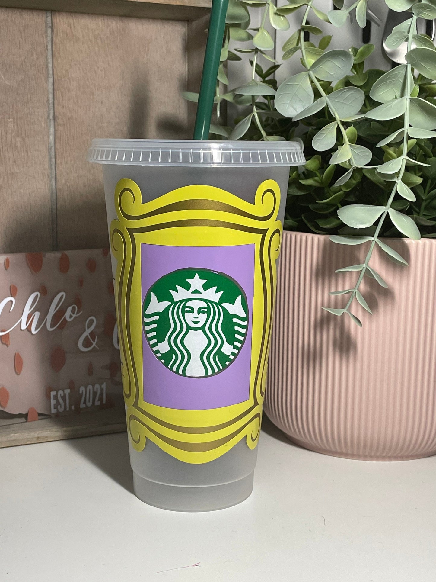 FRIENDS Theme Cold Cup | Gifts for Her | Friends TV Show Inspired | Reusable | Chlo & Co