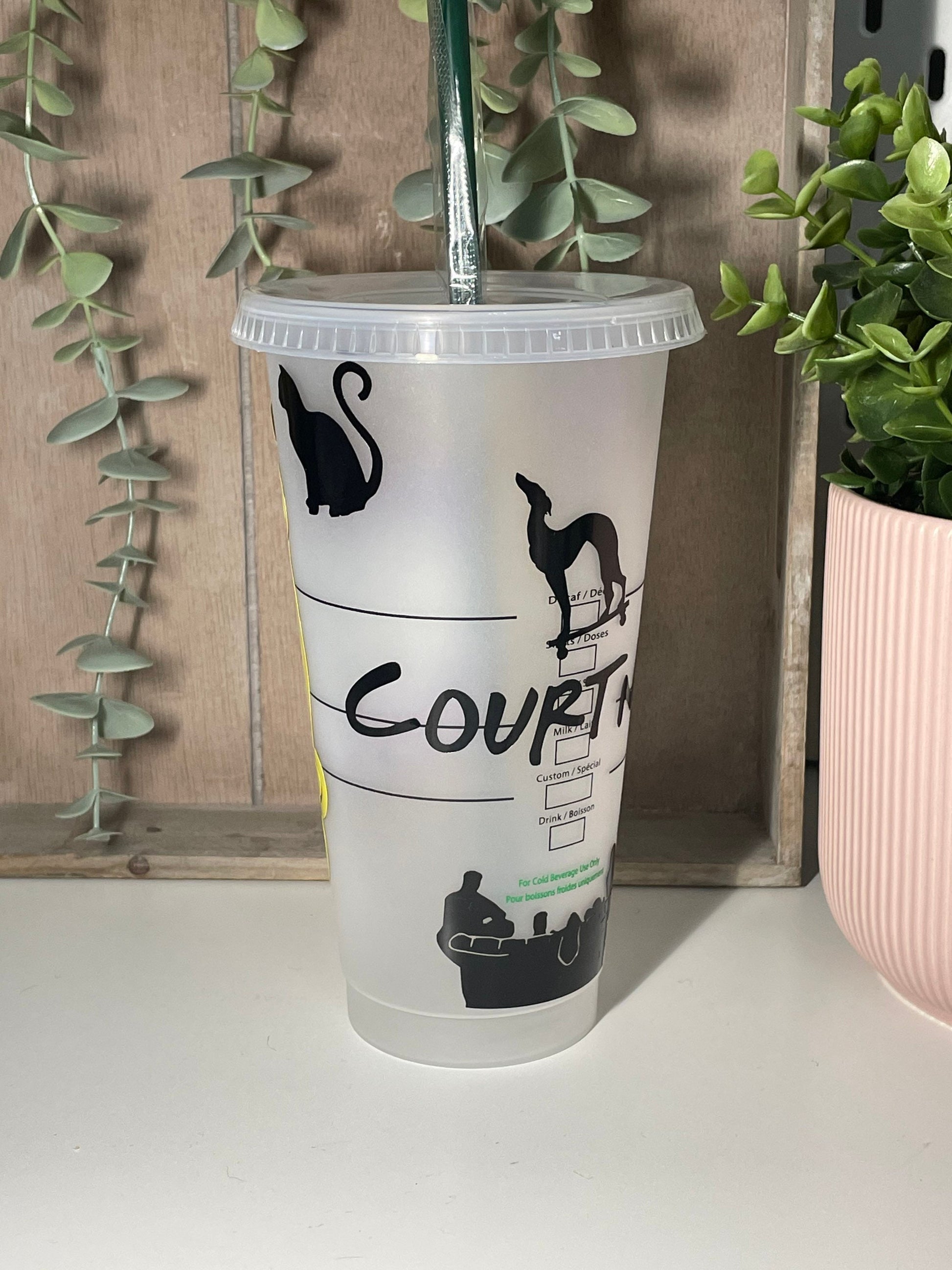 FRIENDS Theme Cold Cup | Gifts for Her | Friends TV Show Inspired | Reusable | Chlo & Co