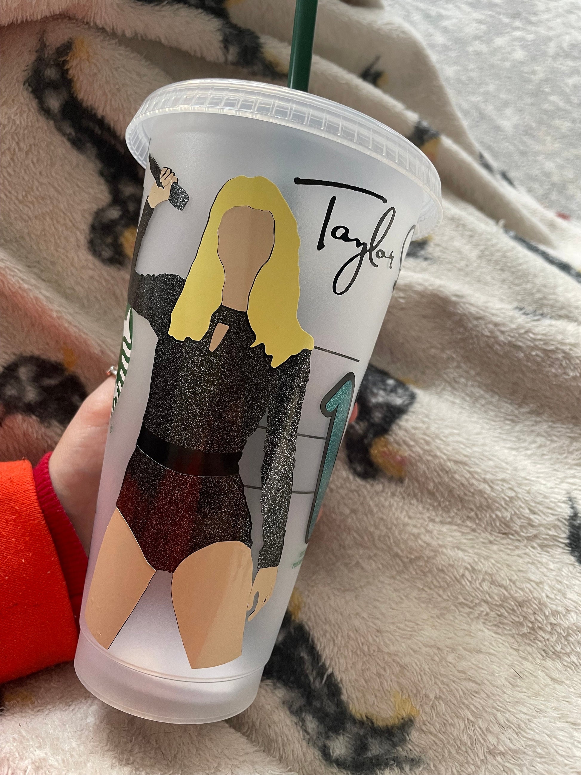 TAYLOR SWIFT Era Tour Cold Cup UK | Starbucks Tumbler Swiftie Lover | Customisable Cold Cups | Straw and Lid Included