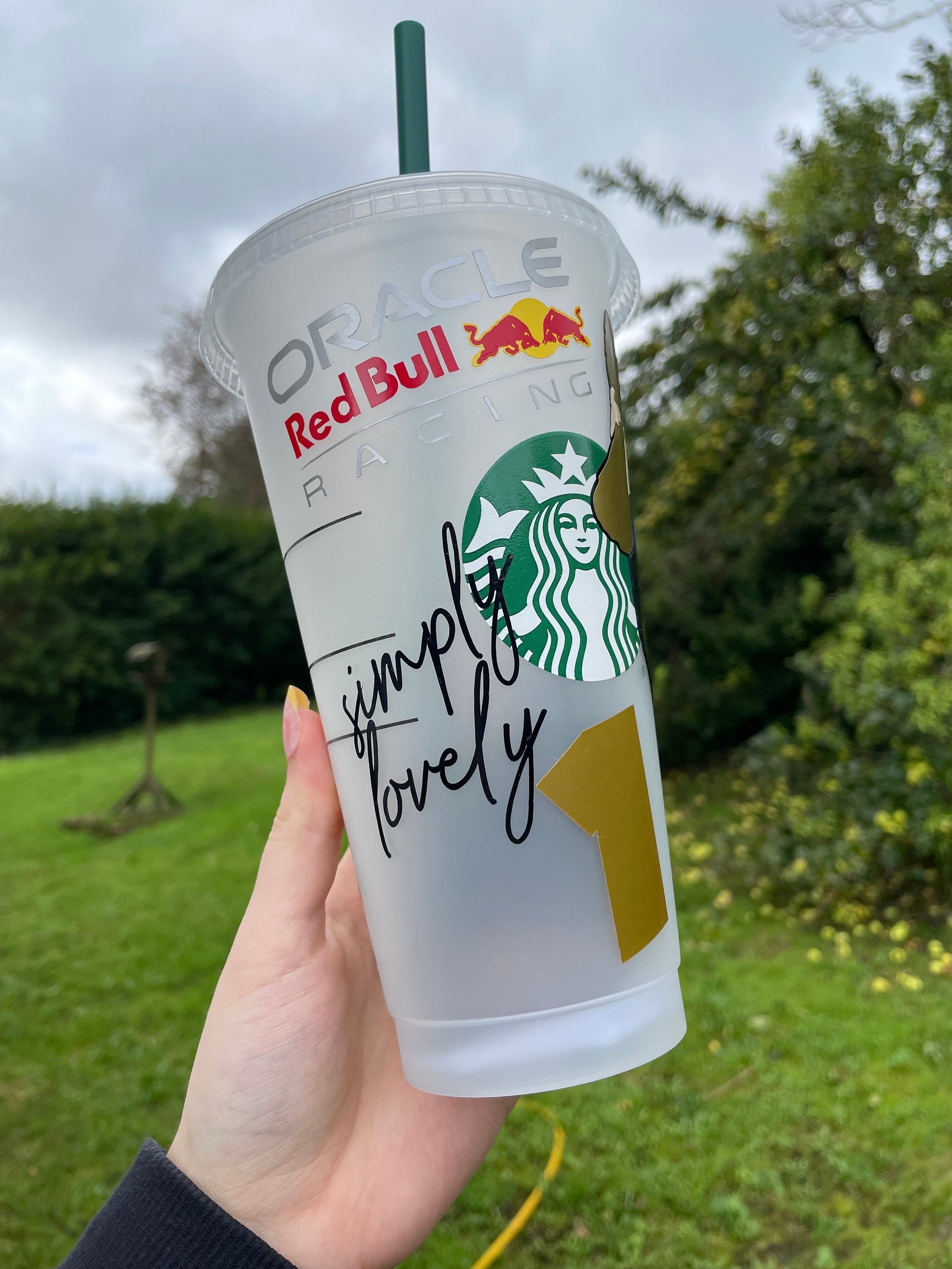 MAX VERSTAPPEN F1 Cold Cup | Personalised Formula 1 Red Bull Tumbler | Race Day Super Max V3rstappen Third World Champion