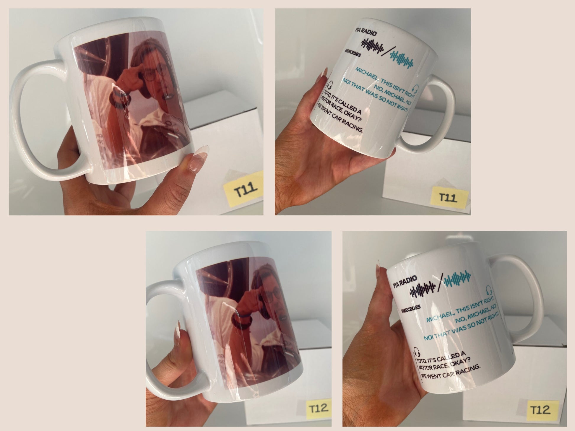 IMPERFECT MUGS | F1 Toto Wolff Ceramic Mug | Abu Dhabi Grand Prix Final Funny Meme Coffee Cup | Customised Formula 1 Gift