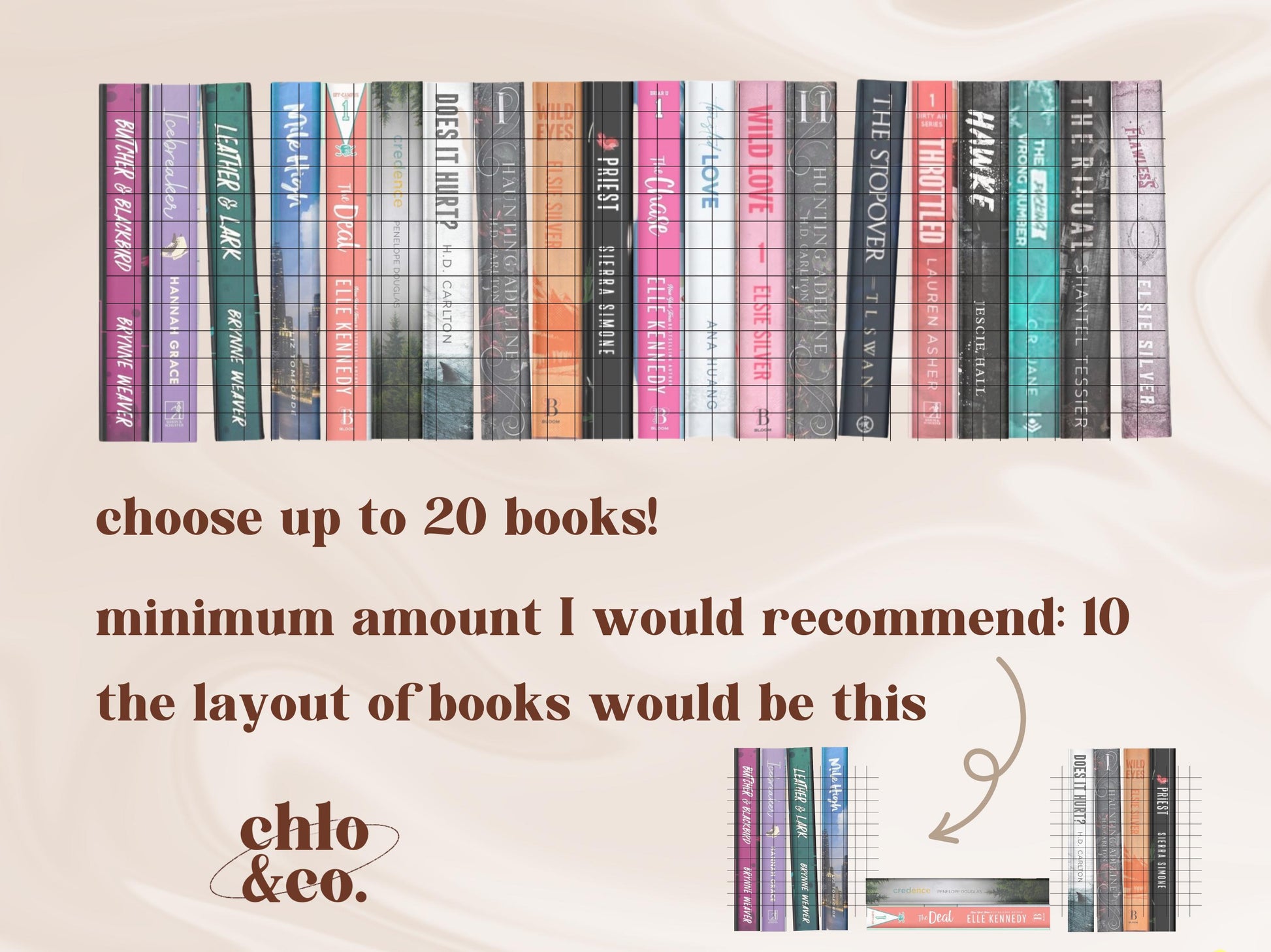 CUSTOM BOOK STACK Mug | Book Lover Coffee Tea Bookshelf Personalised Favourite Books | Book Club Romance Fantasy Bookworm Bookish Reader