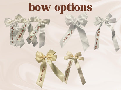 Custom EIHL NHL Team Hair Bow | Personalised Hockey Bow with Team Colours & Diamanté Name Beads | Player Girlfriend Gift | Rink Accessories