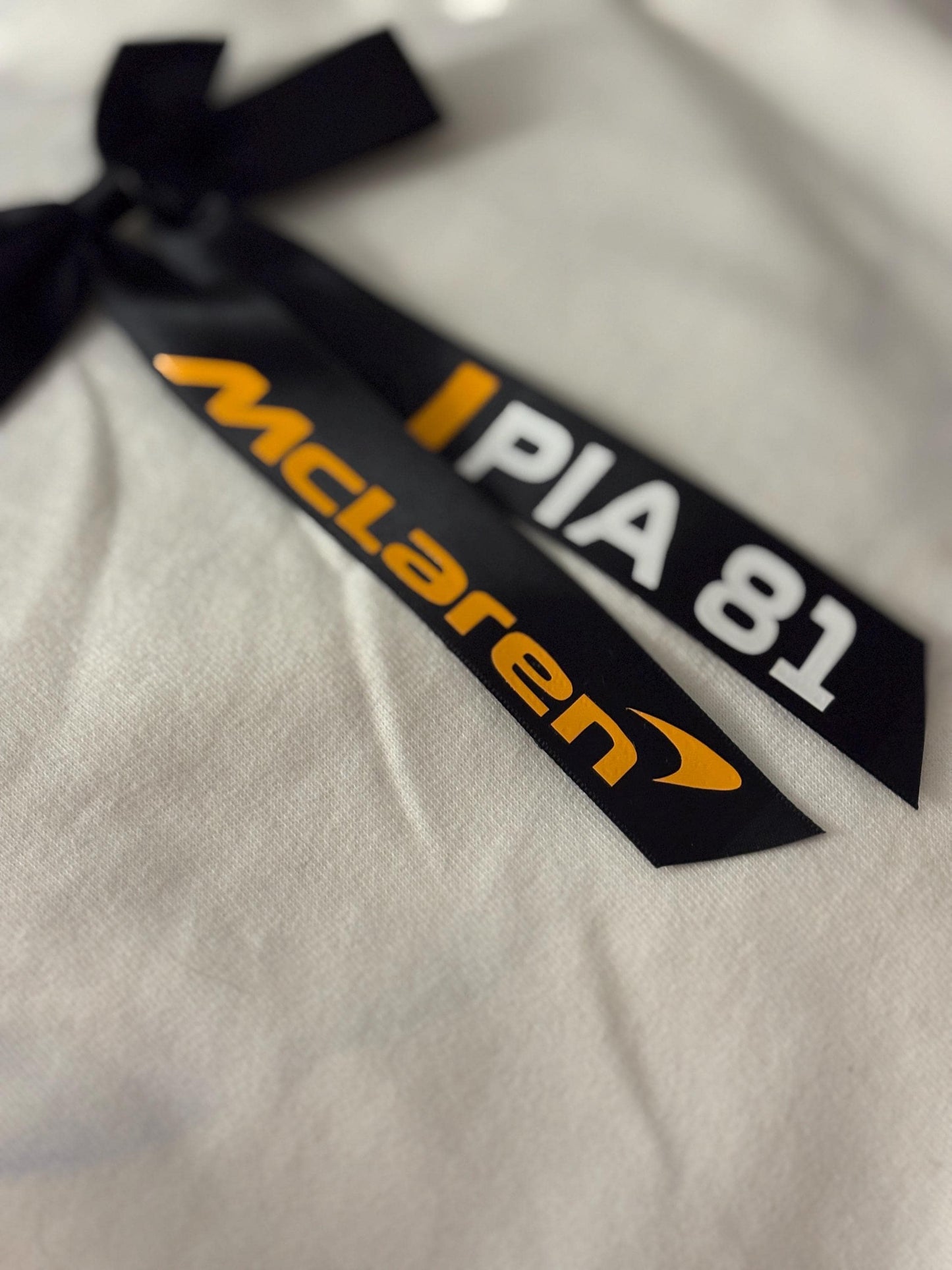 Custom F1 Hair Bow | Formula 1 Team & Driver Ribbon Bow | Race Day Accessory | Handmade Team Colour Hair Bow for F1 Fans