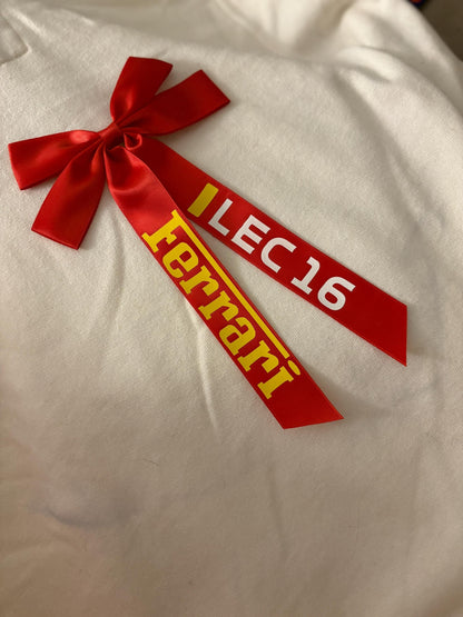 Custom F1 Hair Bow | Formula 1 Team & Driver Ribbon Bow | Race Day Accessory | Handmade Team Colour Hair Bow for F1 Fans