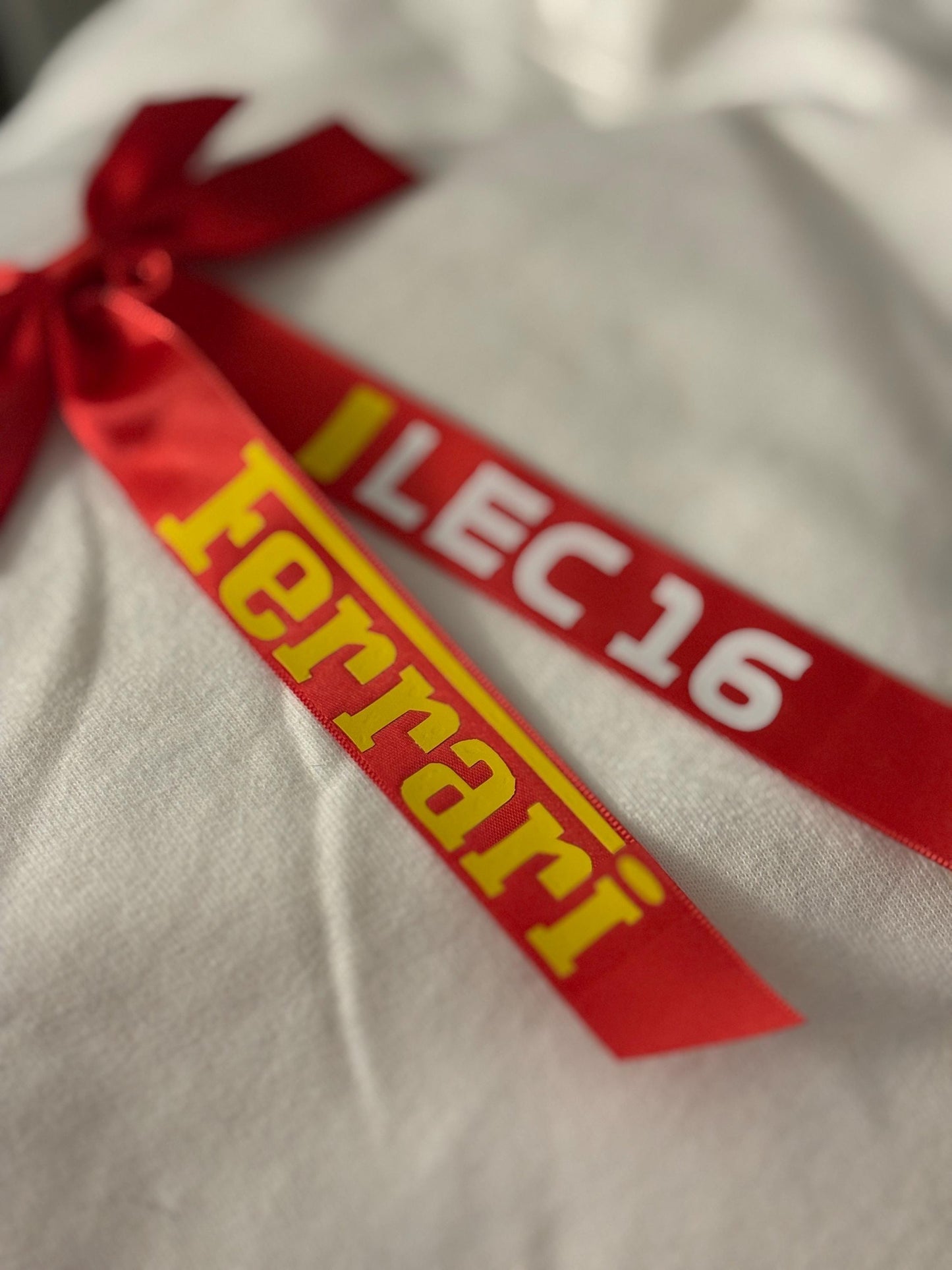 Custom F1 Hair Bow | Formula 1 Team & Driver Ribbon Bow | Race Day Accessory | Handmade Team Colour Hair Bow for F1 Fans