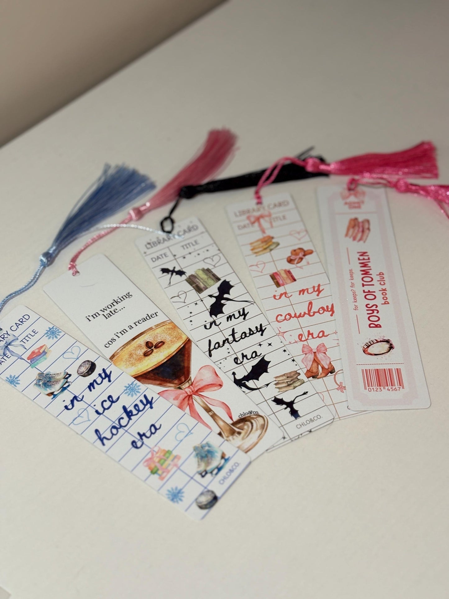 In My Ice Hockey Era Metal Bookmark with Tassel | Sports Romance Reader Accessory Bookish Gift | Icebreaker Off Campus