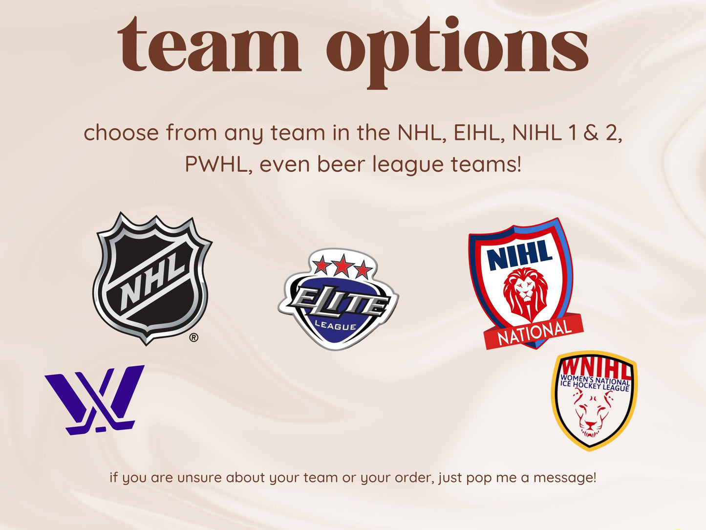 Custom Ice Hockey Car Mirror Accessory | NHL EIHL NIHL Acrylic Hanging Sign | Personalised Team Gift for Hockey Fans | chlo&co.