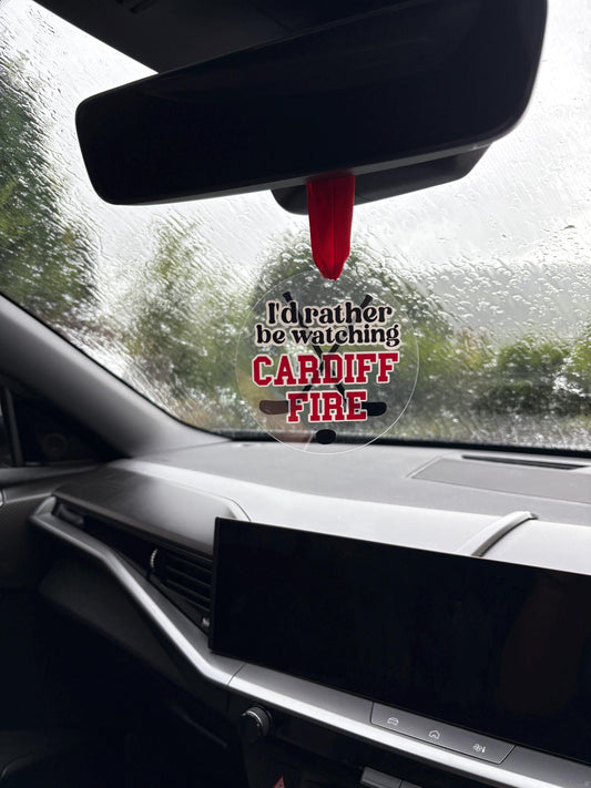 Custom Ice Hockey Car Mirror Accessory | NHL EIHL NIHL Acrylic Hanging Sign | Personalised Team Gift for Hockey Fans | chlo&co.